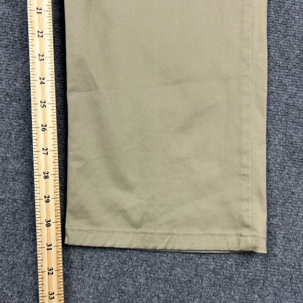 Lee Extreme Motion Pants Mens 40x32 Khaki‎ Straight Fit Tapered Leg Performance